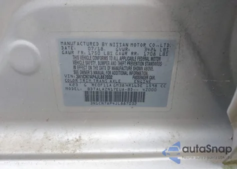 2018 Nissan Versa 1.6 S+ from USA, damaged, VIN 3N1CN7AP4JL887032